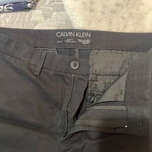 Slim fit black pants